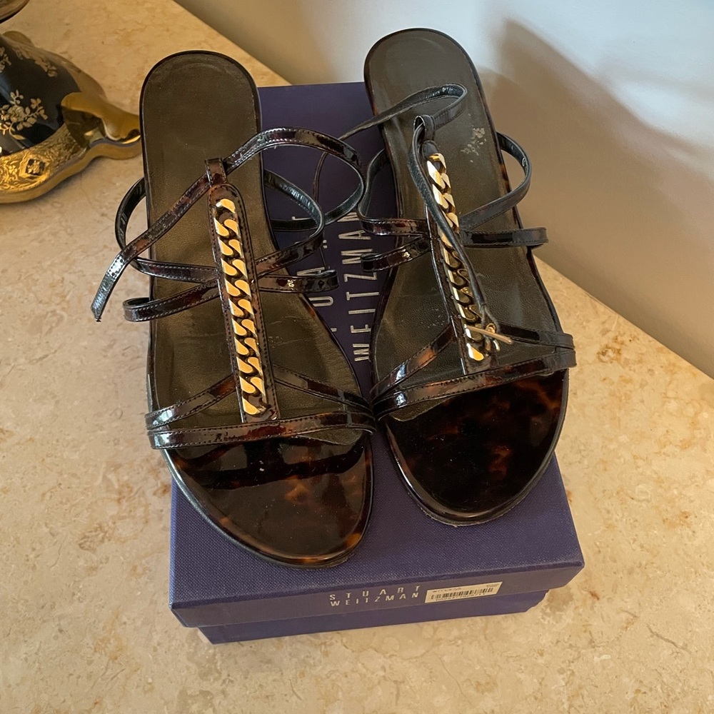 Stuart Weitzman wedge sandals